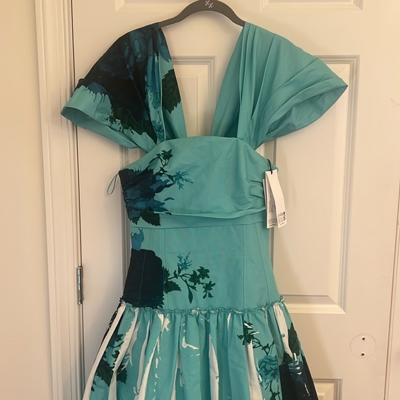 Erdem Off Shoulder Cocktail Dress Size 6 NWT 2024 Collection - Picture 5 of 17